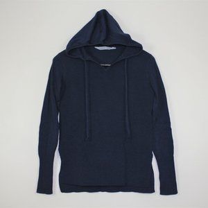 Athleta Navy Blue Hoodie Top Womens XXS